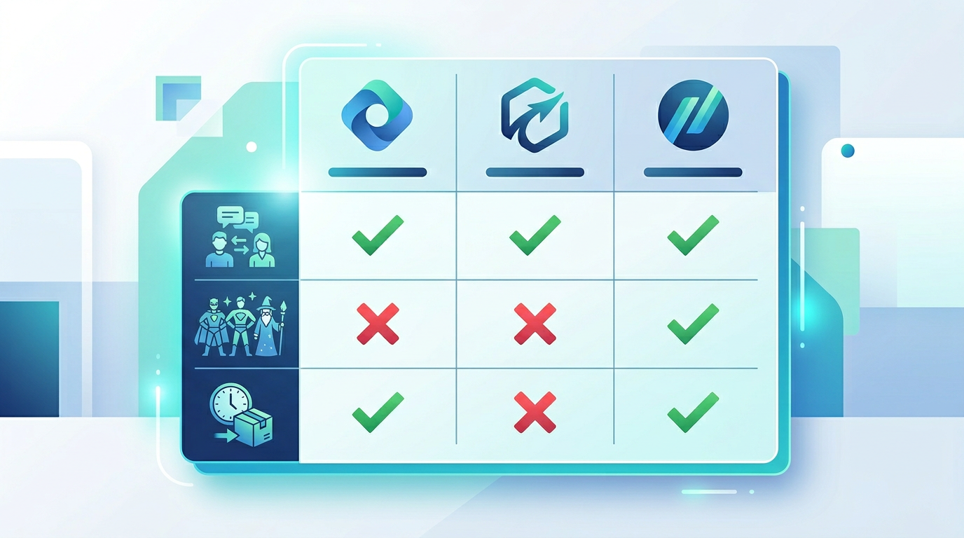 Comparison chart showing the benefits of AI chat over traditional fanfiction and celebrity video platforms.