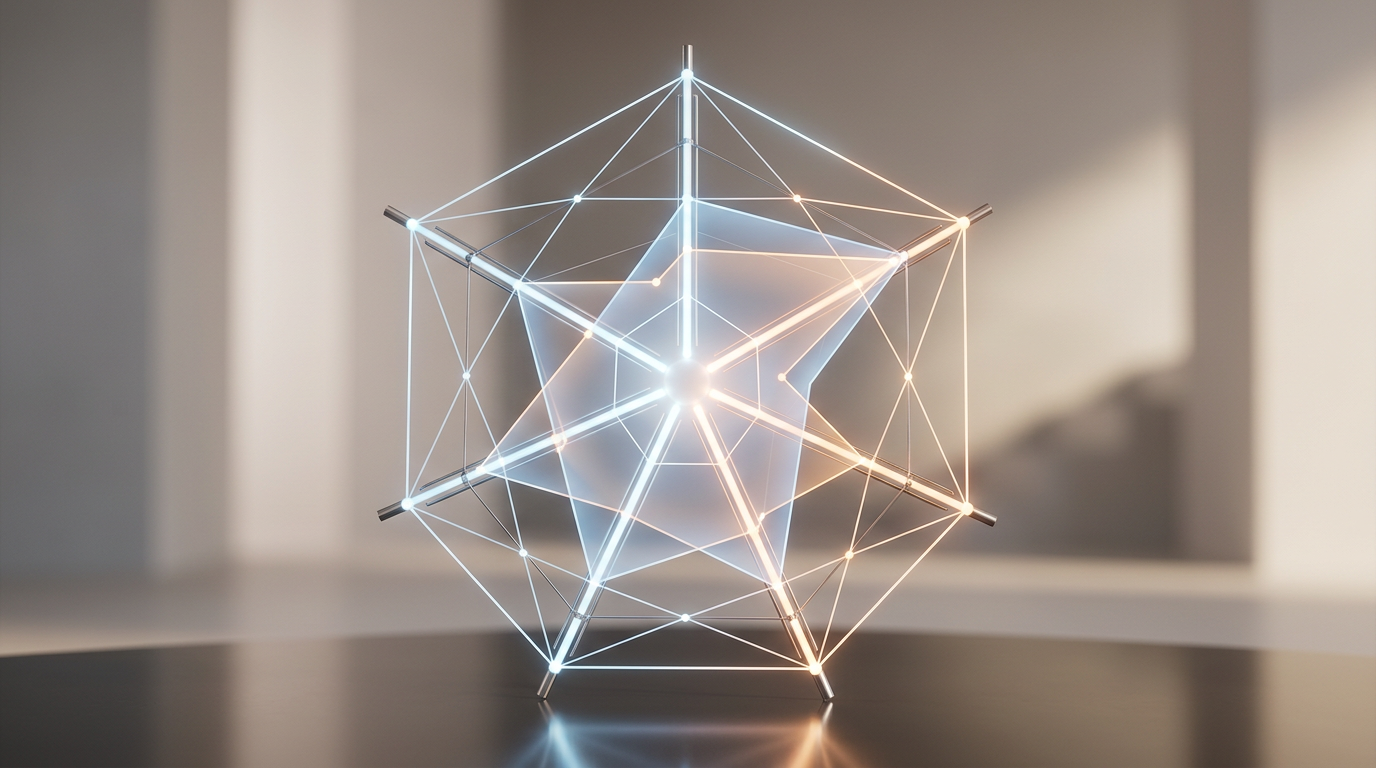 A radar chart illustrating the key components of a viral digital persona.