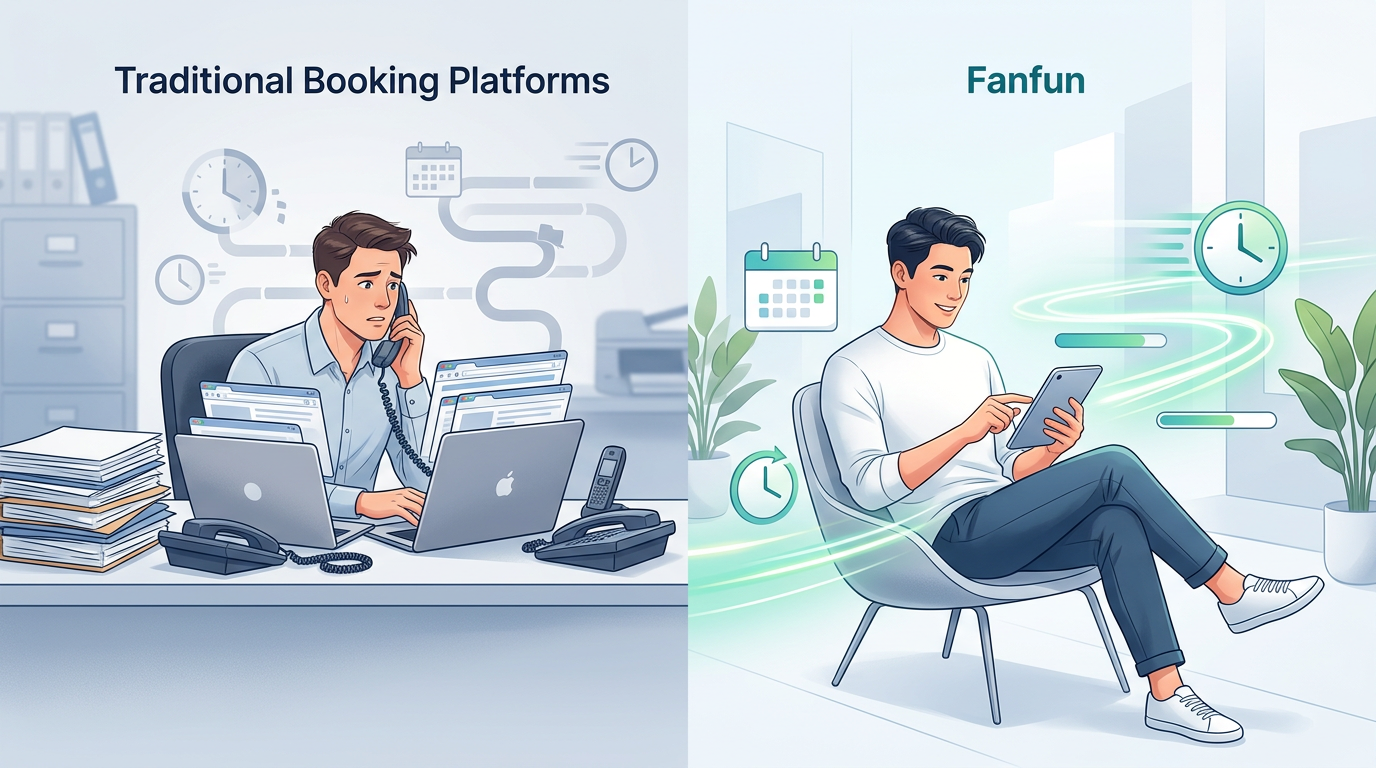 Comparison chart showing the benefits of AI-powered content creation versus traditional celebrity booking.