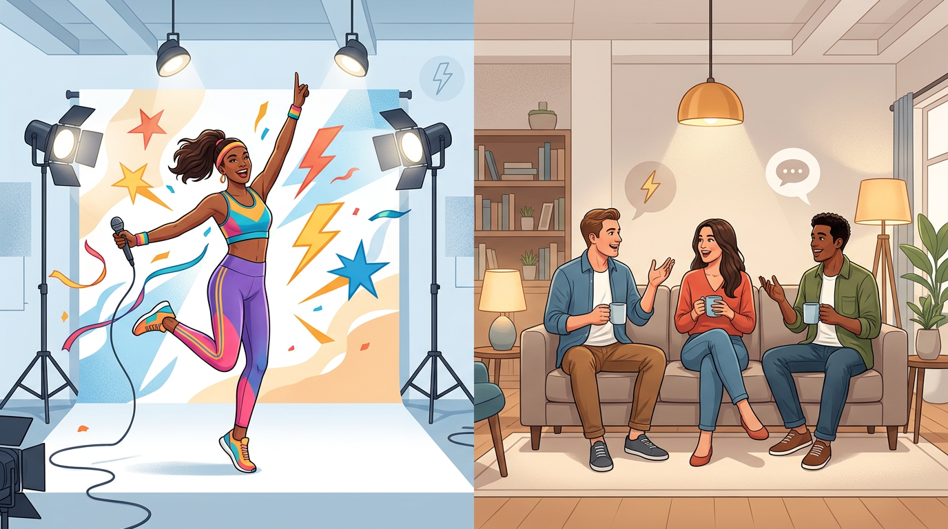 An infographic comparing the engagement styles of different AI persona archetypes.