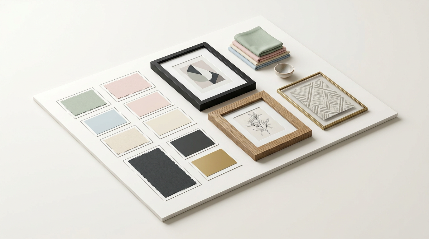 A visual mood board demonstrating high-energy framing and neon color schemes for content creators.