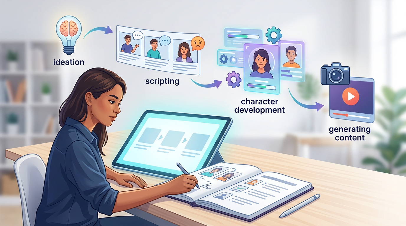 Checklist for creators using AI voice generators for storytelling.