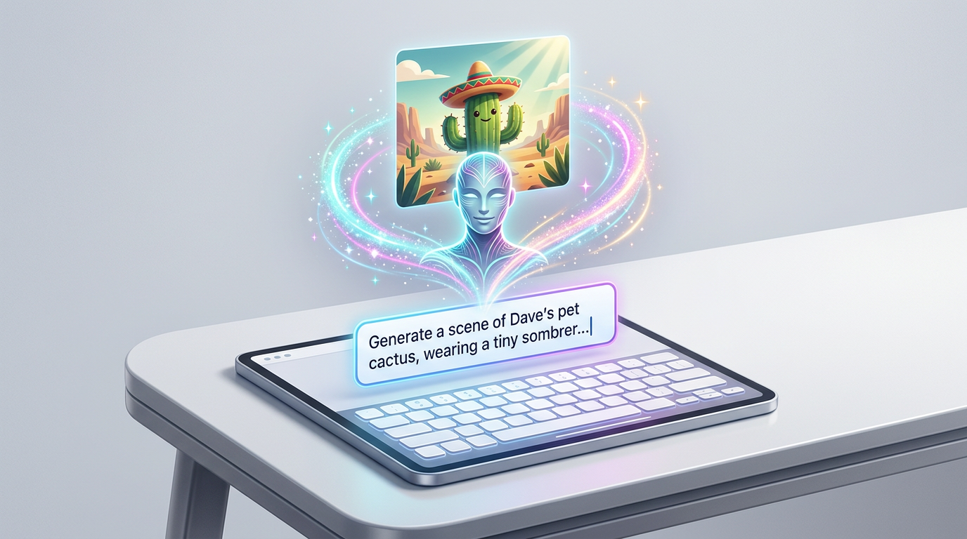 A user interface showing a custom text prompt instantly generating an AI celebrity video message.