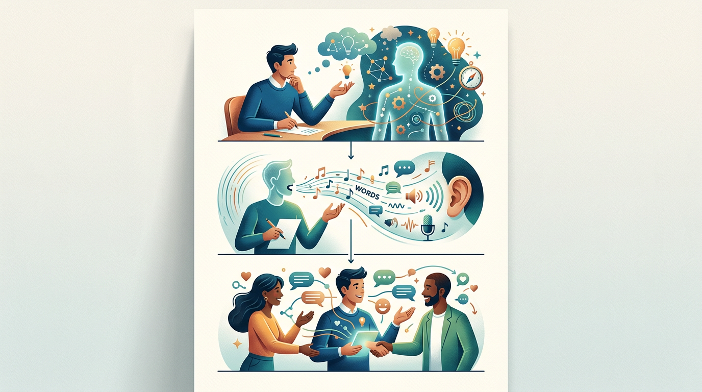 A three-step guide infographic for creators building their own AI personas.