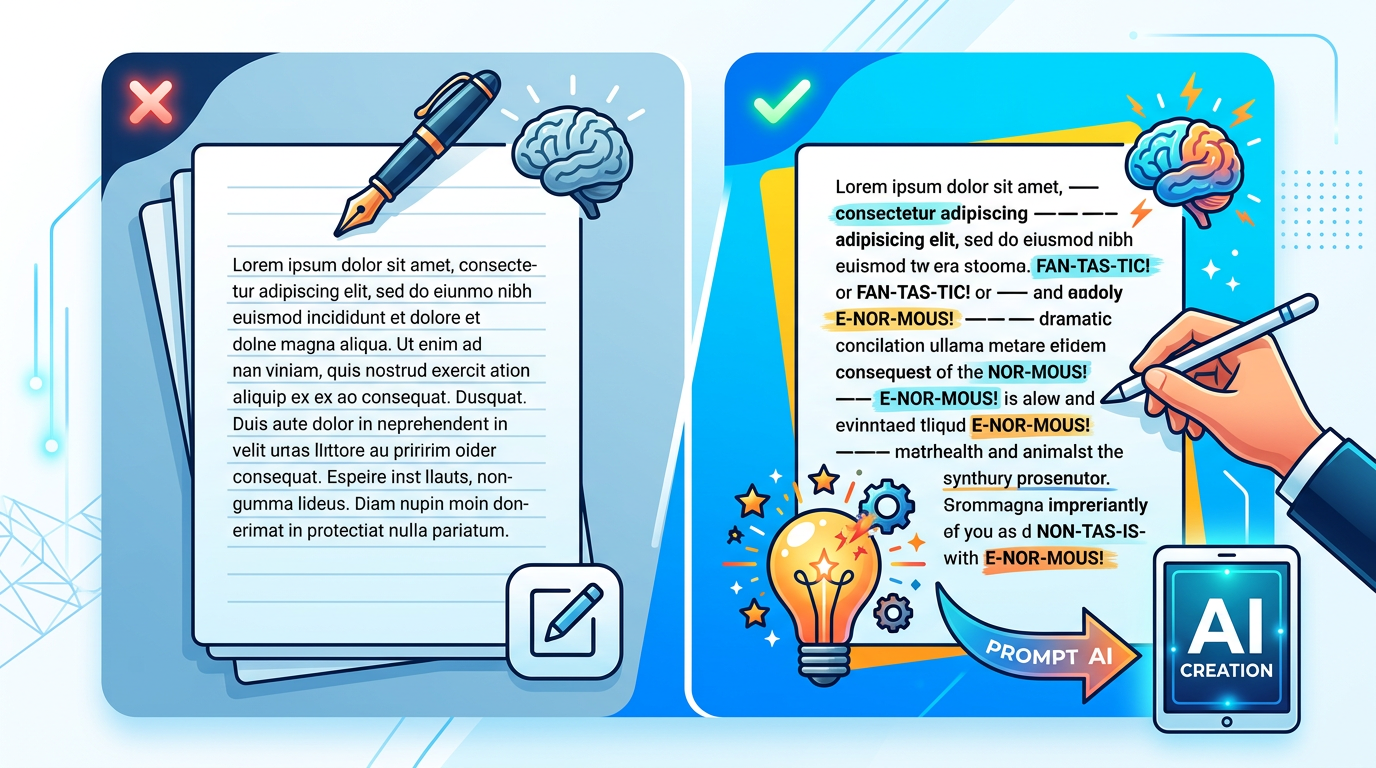 Infographic comparing standard grammatical text with AI-optimized phonetic scriptwriting for Trump voice generators.