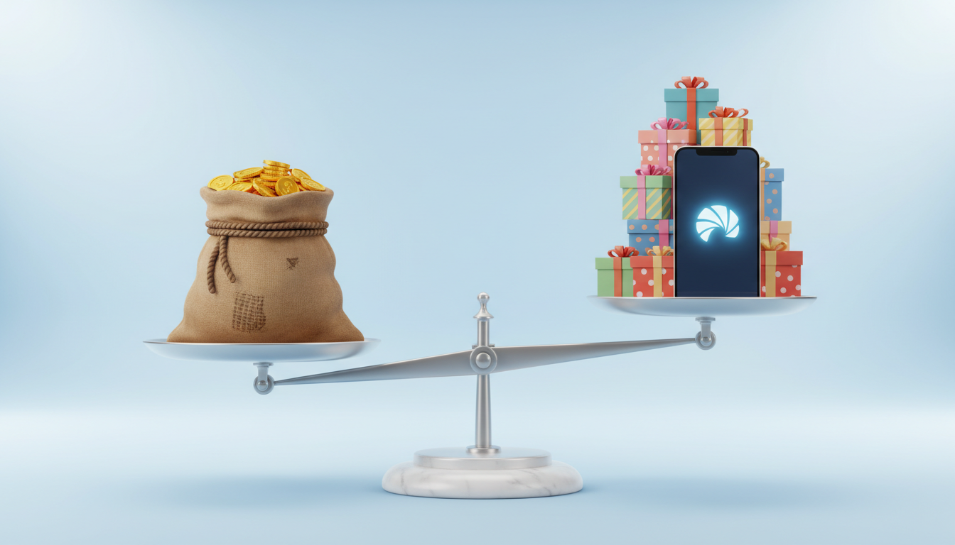 A visual comparison showing the cost-effectiveness and high value of AI-powered virtual video gifts compared to traditional platforms.