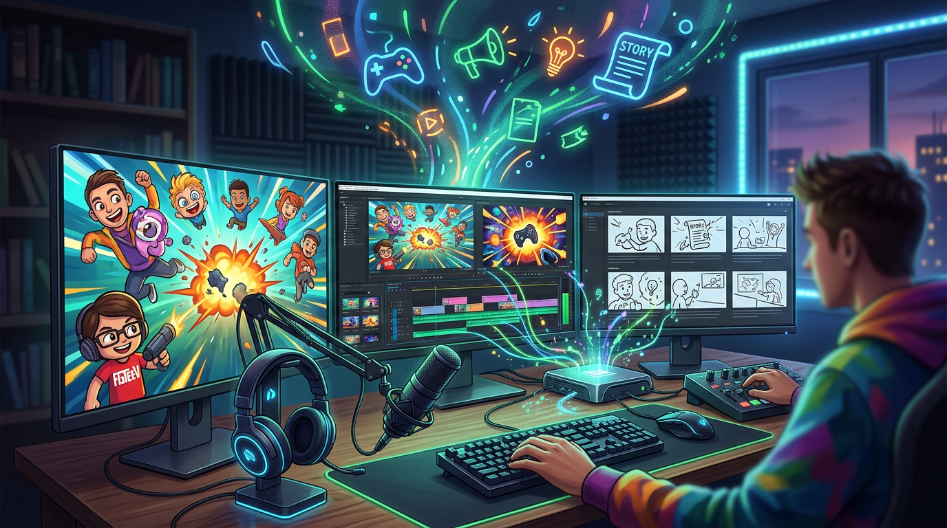 Beyond the Screen: Recreating the High-Octane Energy of FGTeeV-Style Storytelling - Fanfun