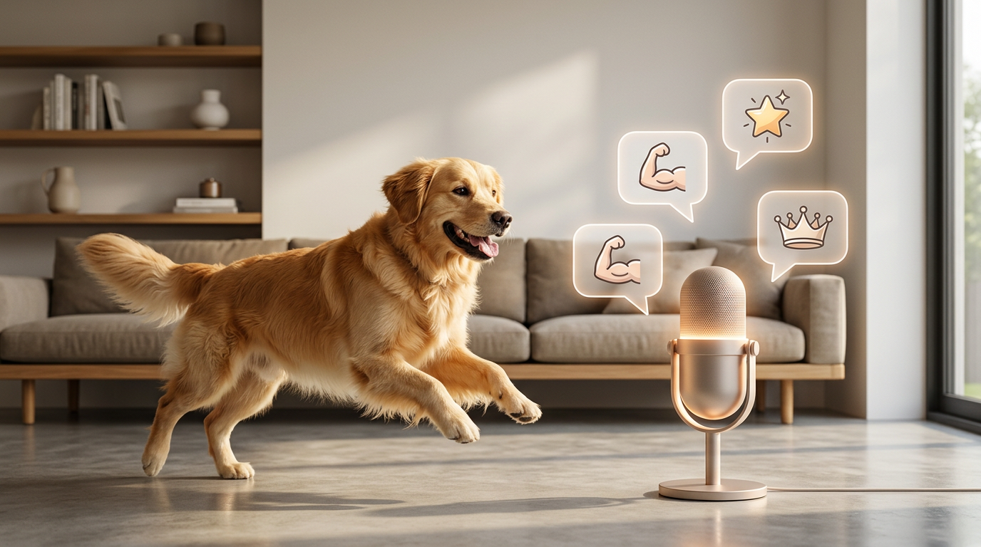 The Secret to Viral Pet Content: Giving Your Happy Dog an Inner Monologue - Fanfun