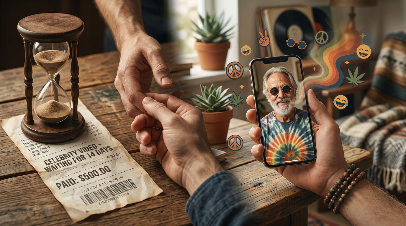 The Anatomy of a Laid-Back Roast: Capturing the Tommy Chong Vibe in AI Gifting - Fanfun