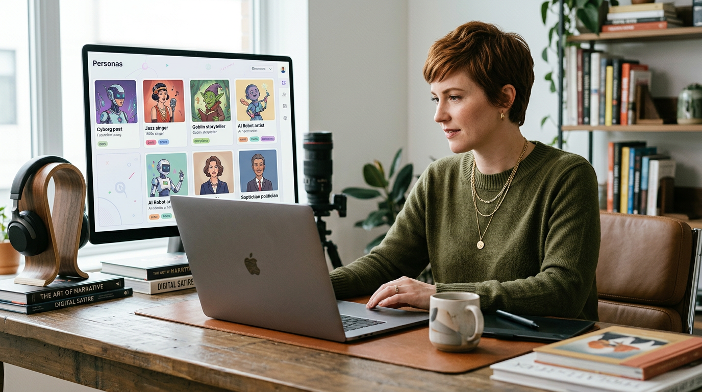 Beyond the Impression: How to Use AI Personas for Satire and Storytelling - Fanfun
