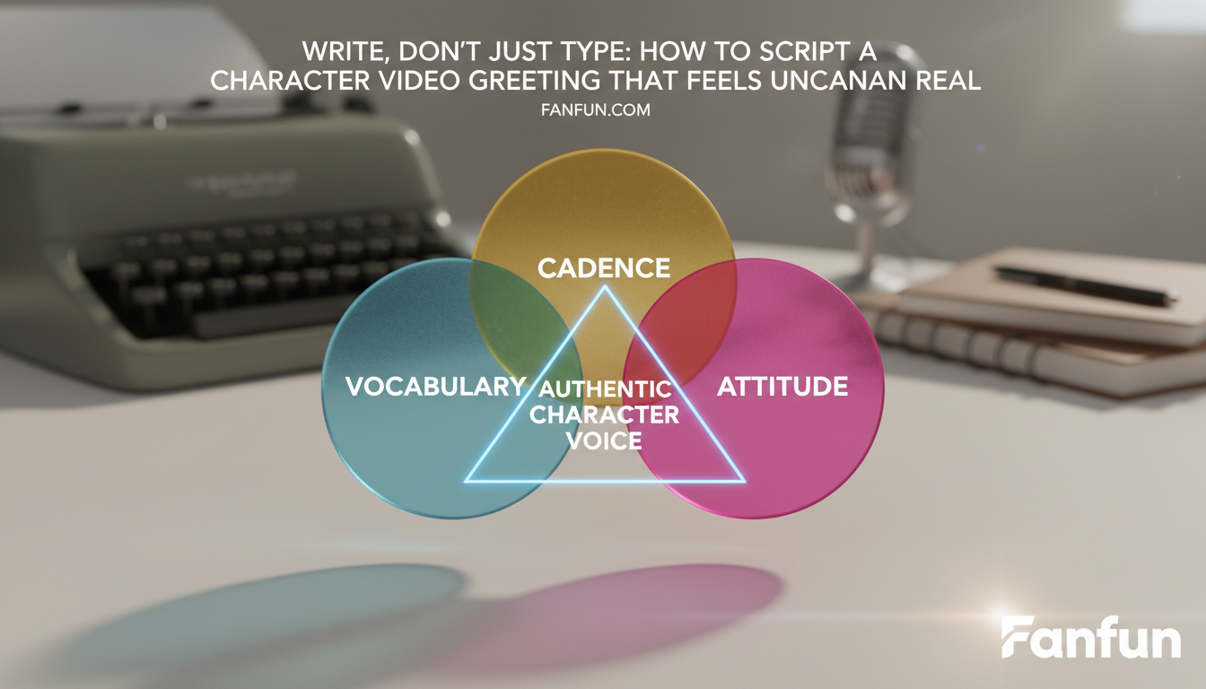 Write, Don't Just Type: How to Script a Character Video Greeting That Feels Uncannily Real - Fanfun
