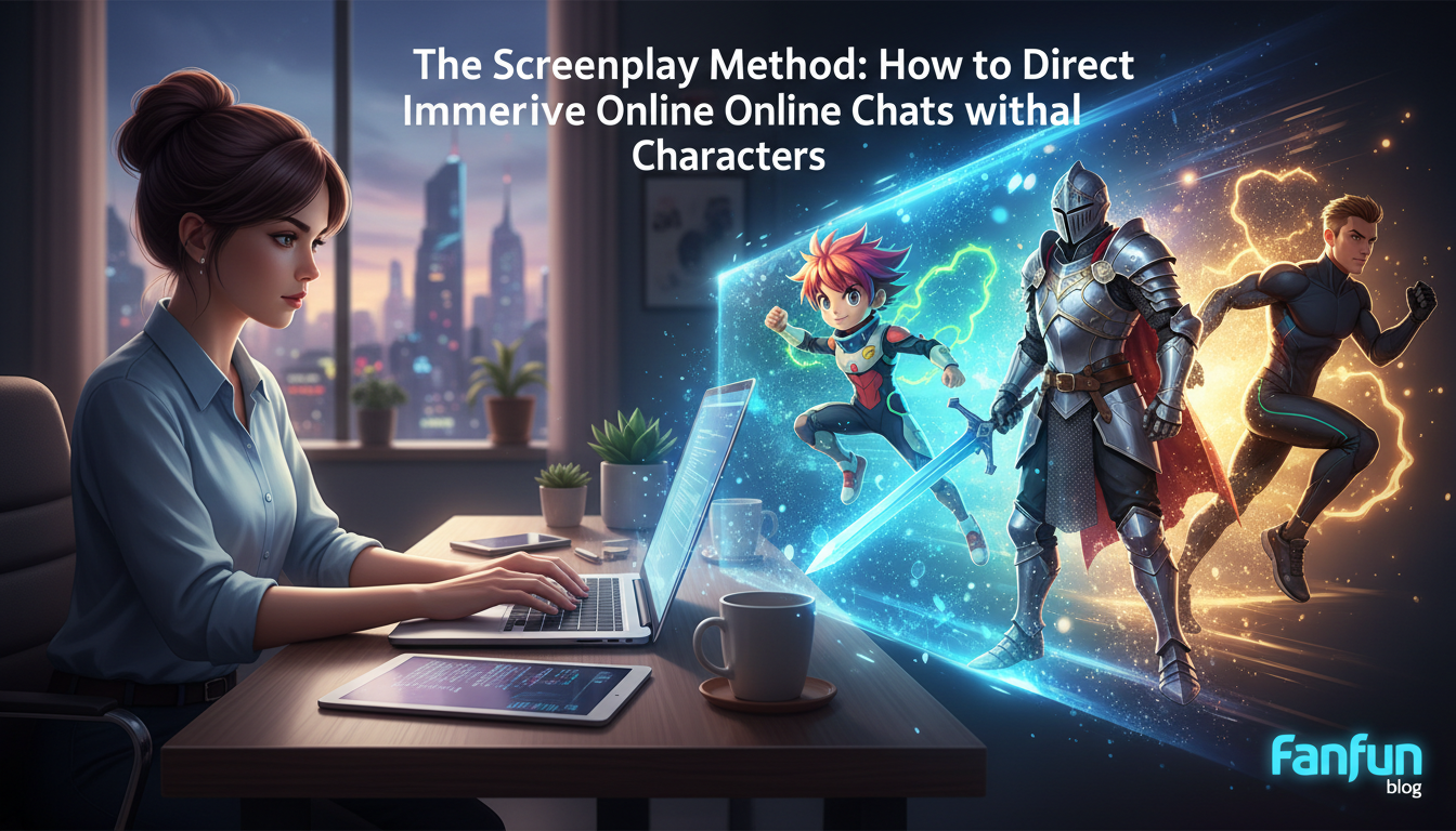The Screenplay Method: How to Direct Immersive Online Chats with Virtual Characters - Fanfun