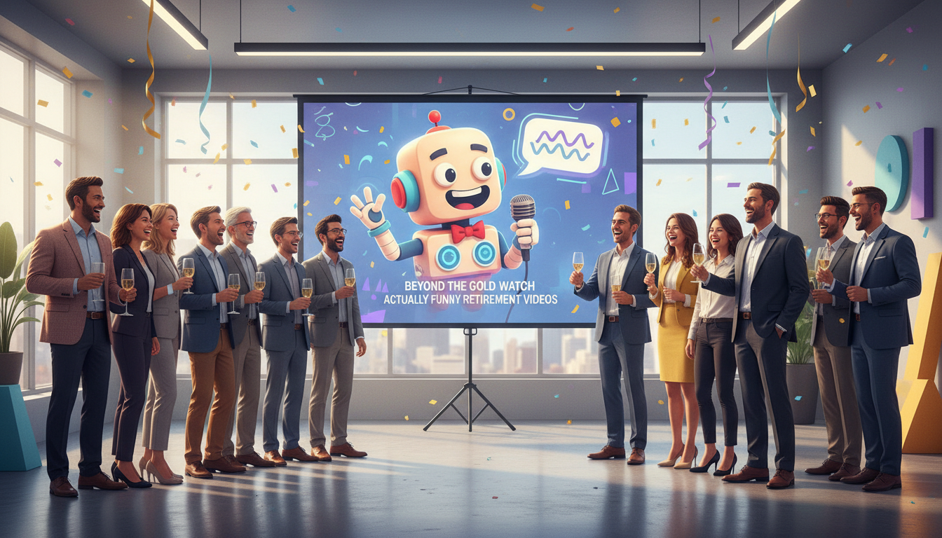 Beyond the Gold Watch: How to Direct Actually Funny Retirement Video Messages (Without the Awkward Silence) - Fanfun
