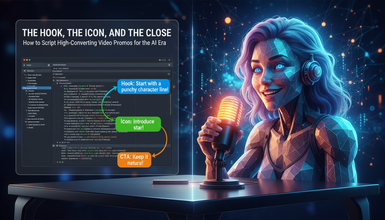 The Hook, the Icon, and the Close: How to Script High-Converting Video Promos for the AI Era - Fanfun