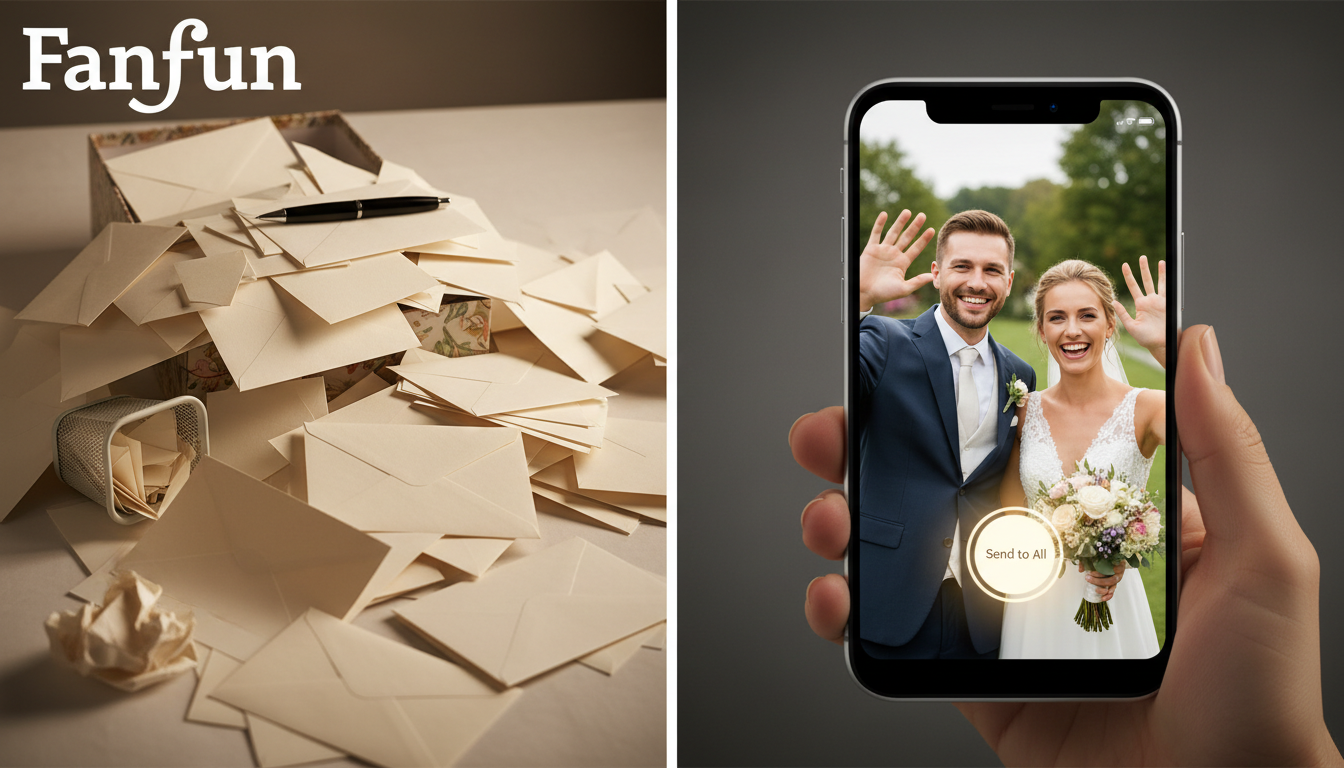 The Anti-Stationery Pivot: How to Script and Scale Thank You Video Messages for Wedding Guests - Fanfun