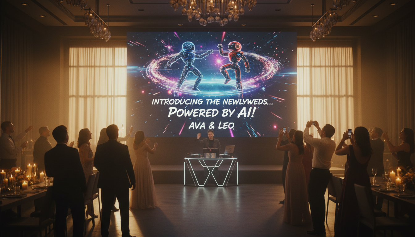How to Script and Coordinate an AI Wedding Entrance Announcement Video - Fanfun