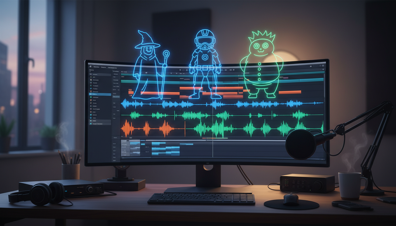 Beyond Flat Narration: How to Use a Virtual Character Voice Generator to Build Immersive Audio Stories - Fanfun