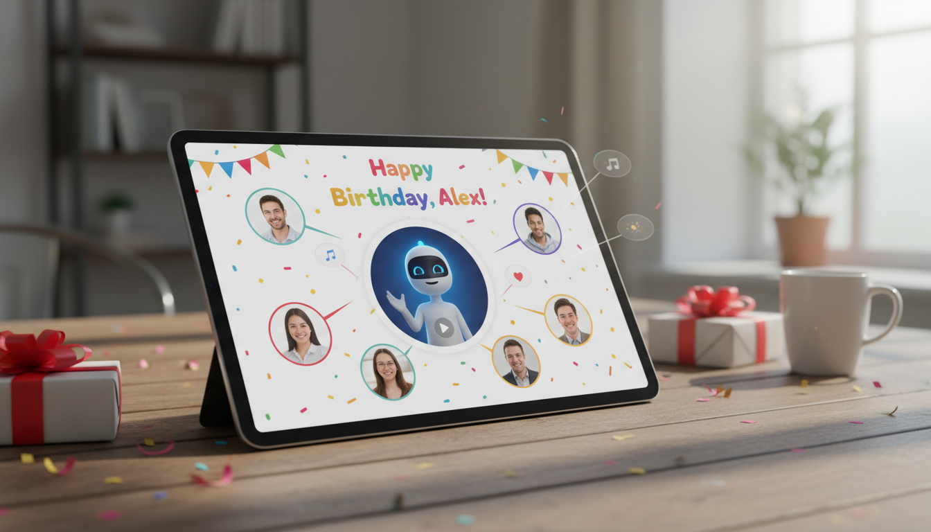 The Group Card Blueprint: How to Orchestrate a Virtual Birthday Card with Custom Video That Lands - Fanfun