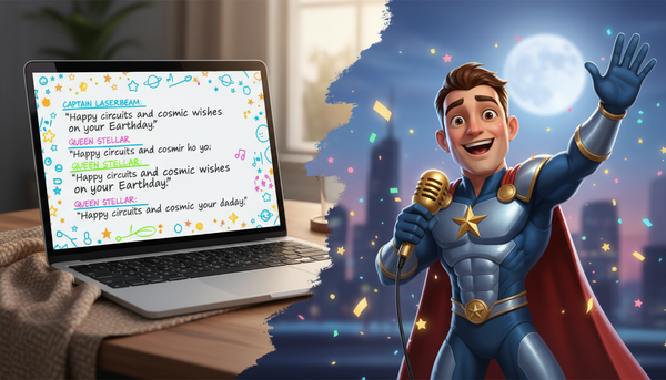 How to Script a Birthday Video Message from a Fictional Character - Fanfun